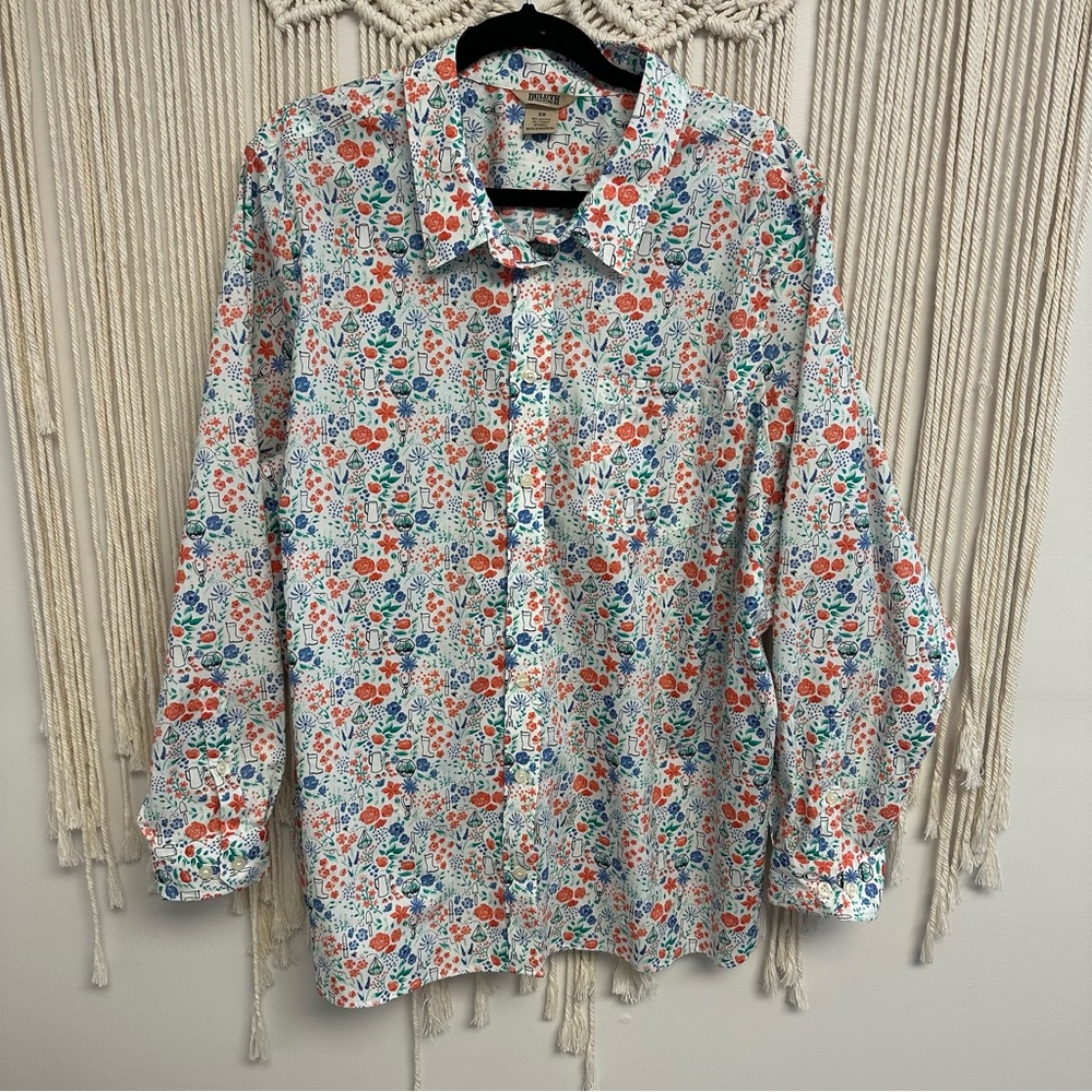 Duluth Trading Co garden button down shirt - Picture 2 of 8